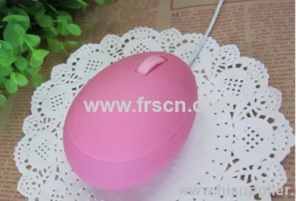 Cute Protable Wired Egg Mouse,small Optical Mouse,wired Computer Mouse 