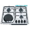 Gas Hob With Black Tempred Glass Panel