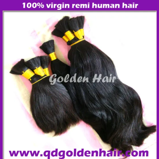 No Tangle No Shedding 100% Remy Virgin Human Brazilian Bulk Hair