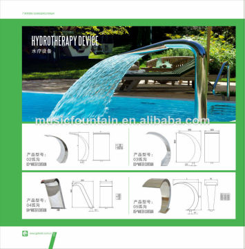 SPA Pool Waterfall Curtain