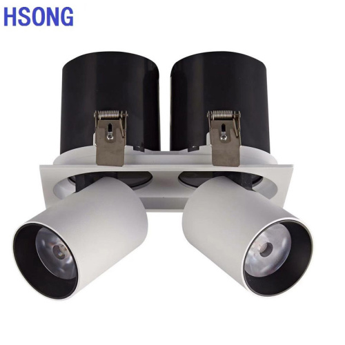 light fixtures Adjustable 360 Degree LED recessed Downlight Manufactory