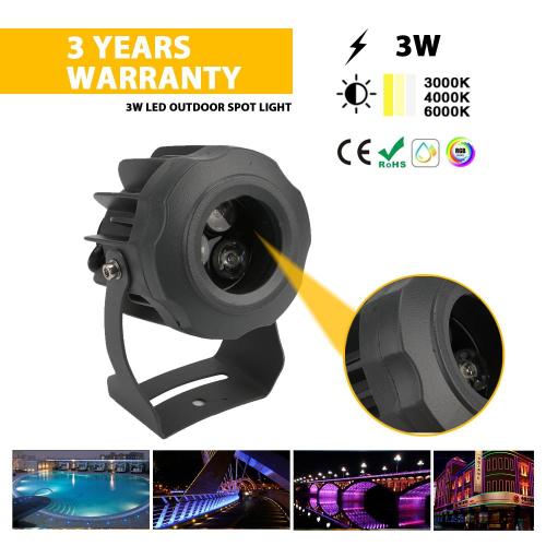 3W Outdoor LED Garden Spot light for city