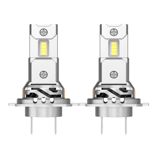 Super Bright Asruex 17S Series Mini Halogen Lamp 6000K White LED Light Bulbs for Car Headlights (H16, H8, H11)