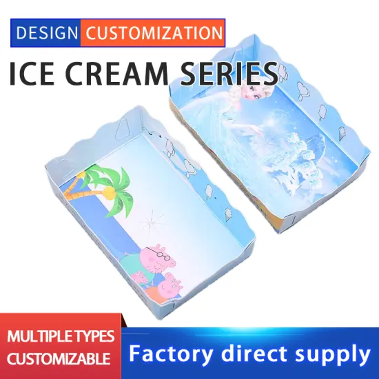 Eco-friendly ice cream paper holder