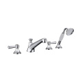 4-hole rim mounted bath mixer classical