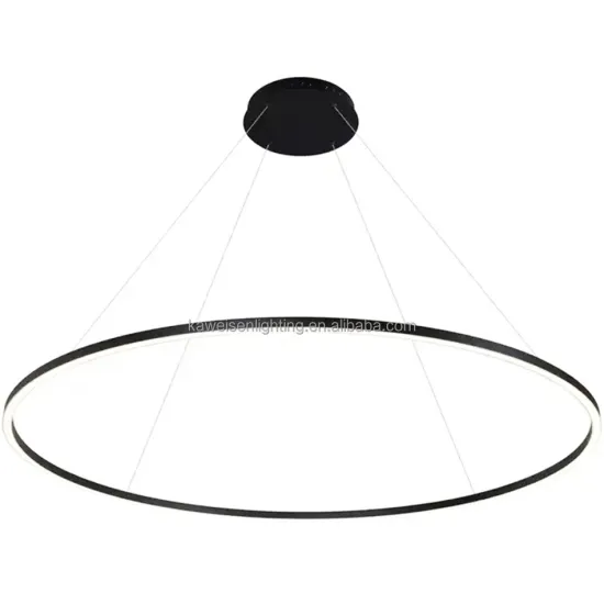 Customizable 100cm Circular Luxury Chandelier: Modern Pendant Lamp with Hanging Loop and Suspended Circle Design