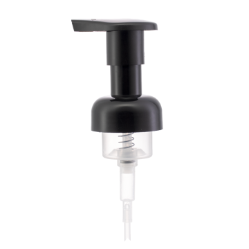 Bomba de espuma de pescoço longo lisa preta 40MM