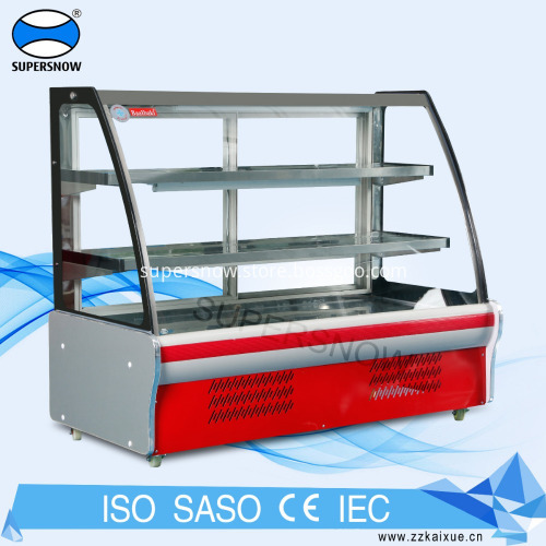 stainless steel refrigerated display showcase