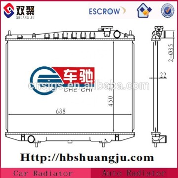 Auto radiator plastic tank