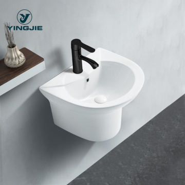 Modern Rectangular Ceramic Wall Hung Hand Wash Basin for September