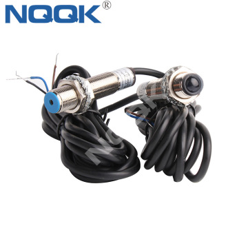 مفتاح مستشعر الليزر DC6V-36V NPN PNP M12 مع مسافة اكتشاف 50M