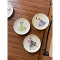 French Blues Berry Dessert Plate