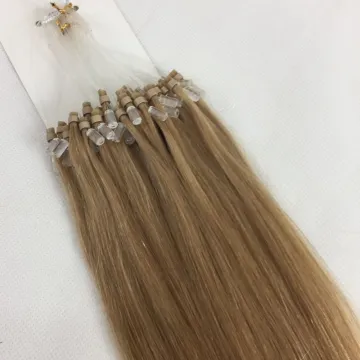 Harmony Hot Sell Micro Ring Extensions 18" Tangle Free Micro Loop Ring Hair Extensions Human Micro Links Hair Extensions
