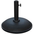 Foldable umbrella base in black color