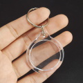 33mm Round Paper Inlay Acrylic Frame Key Holder