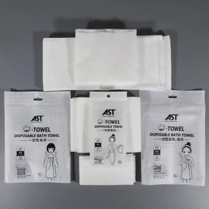 Disposable Bath Towel and Hand Towel Set