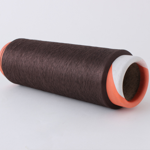High Tenacity Brown Color Polyester DTY Yarn for Weaving, AA Grade