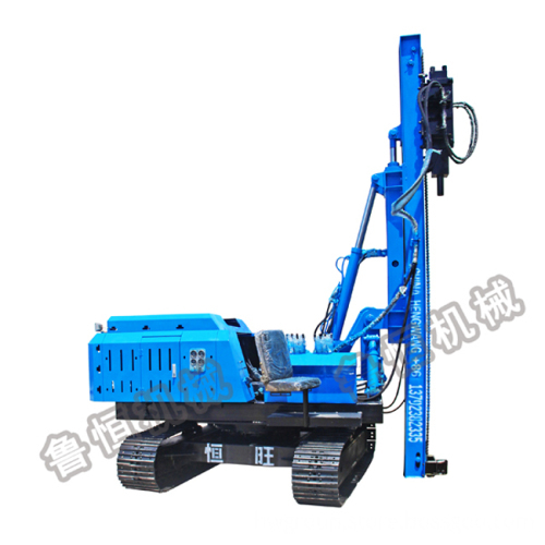 photovoltaic press pile driver machine