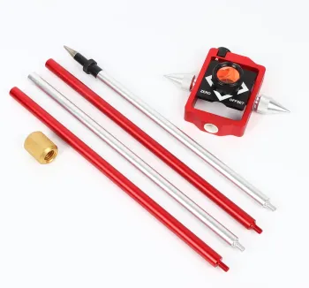 Hot Sale Mini Sliding Prism and Pin Pole Kit with Circular Bubble Constant Offset for Trimble Total Station