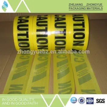 Printed opp + pe woven fabric apply for warning tape