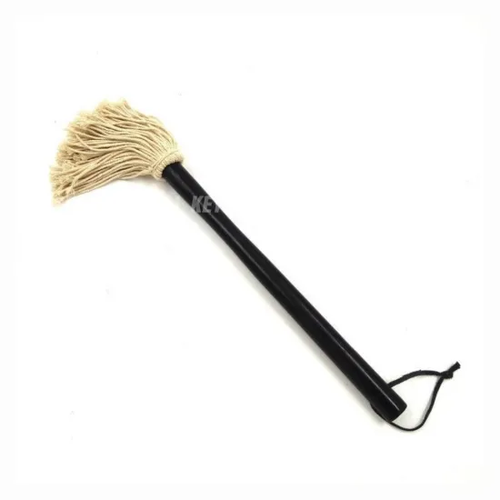 Outdoor Grilling Sauce Butter Melting Pot Wooden Handle BBQ Basting Mop