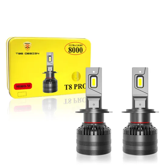 New Design Toby's Factory Original LED Headlights: T8 Pro H7 H11 11000lm Bulbs for Men's Auto