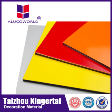 Alucoworld nano self-cleaning pvdf coated acp exterior wall panel cladding