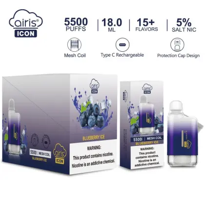 Airis Icon 5500puffs Disposable E-Cigarette POD Device