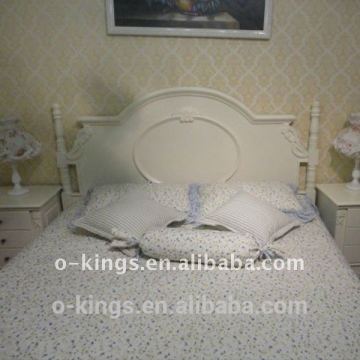 solid wood bed/ hand carved solid wood bed/ luxury hotel solid wood bed