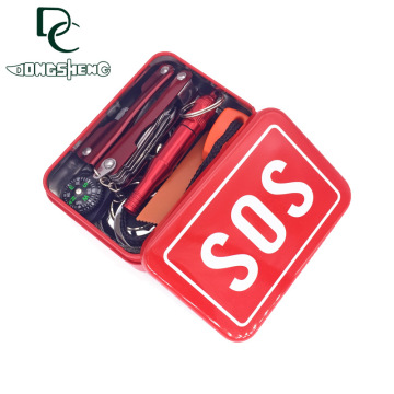 6-in-1 Kit Survival Kecemasan: Gear EDC untuk Wilderness &amp; Outdoor Adventures