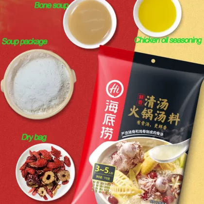 Chinese health clear soup hotpot soup