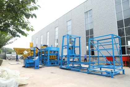 Qunfeng Concrete Block Machine in Uganda
