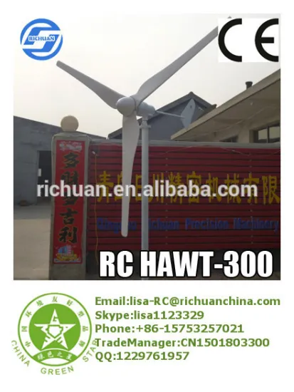 Richuan 300w 24v portable mini wind generator
