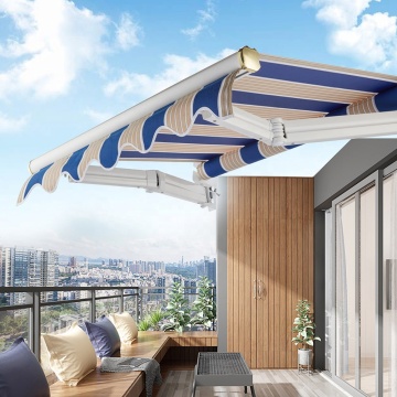 Manual Pengeluaran Cepat Dinding Hinged Aluminium Side Awning untuk Backyard