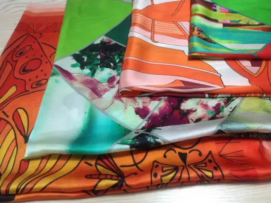 new design silk fabric