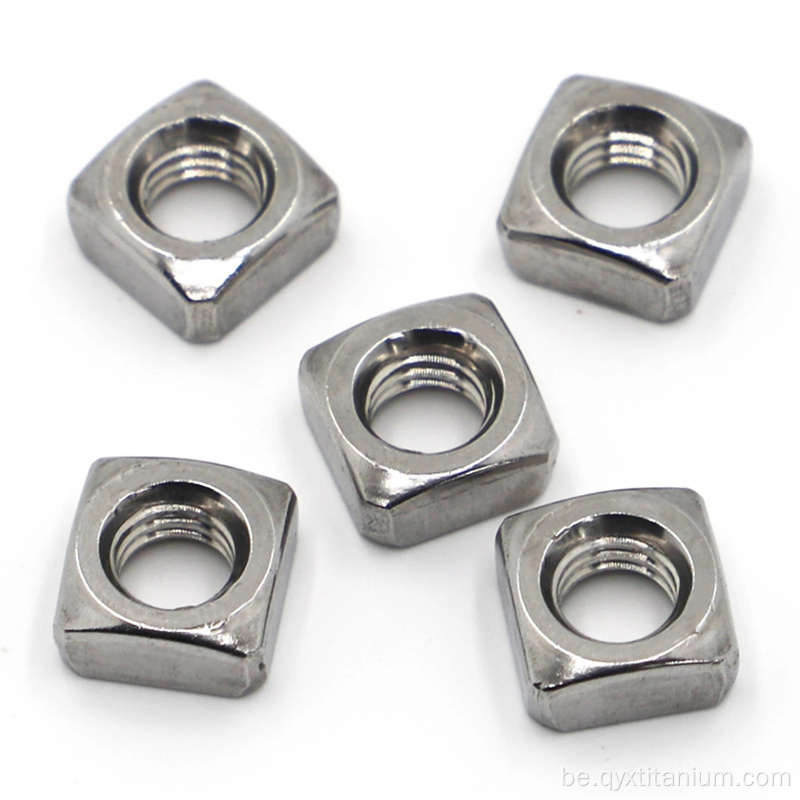 Карыстальніцкая гайка Gr5 Titanium Square для аўтамабільнага нанясення