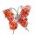 Carnelian Butterfly Decoration Healing Crystal Chip Beads Ornament Home Decor Gifts