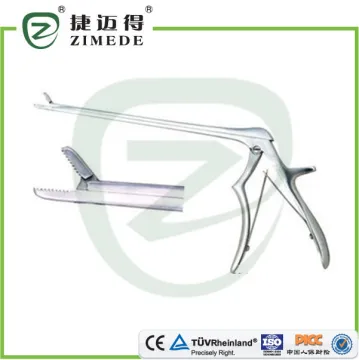 Gun Sharped Vertebralpulp Rongeur Straight and Curved Head Orthopedic Tools