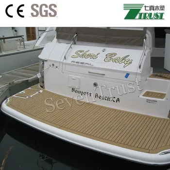 Synthetic teak pvc Boat Deck flooring Size:190X5MM