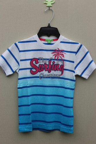 BOY'S 100% Cotton Hang Dyed T-Shirt with Print