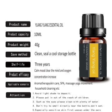 Pure Organic Ylang Essential Oil For Aromatherapy Diffuser