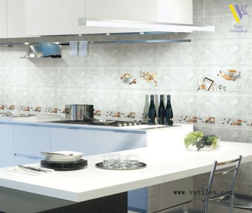2015 Foshan Cheap Price Ceramic Glazed Wall Tile, 300x450mm For Kitchen & Bathroom