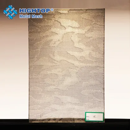 Decorative Colored Metal Textile Laminated Glass: Enhancing Architectural Facades