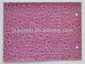 pvc artificial leather for bags material,Lizards grain