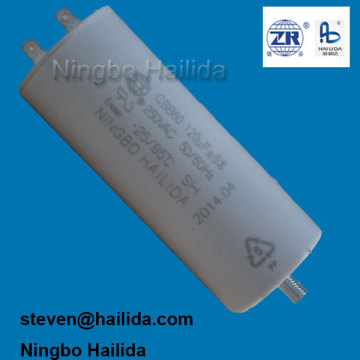 screw type electric motor run washing machine capacitor 400v 150uf
