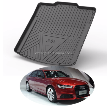 Waterproof Material Car Trunk Mats for Audi A6 L 2012-2018 2019-2023 TPE
