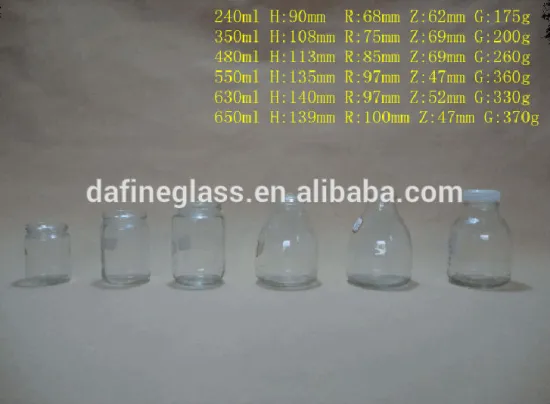 big mouth plant tissue culture glass bottle with plastic lids