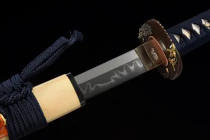 Japanese Samurai Katana Eagle Soaring in the Sky