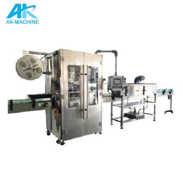 Zhangjiagang Shrink Sleeve Labeling Machine พร้อมเตาอบหดและเครื่องกำเนิดไอน้ำสำหรับขาย