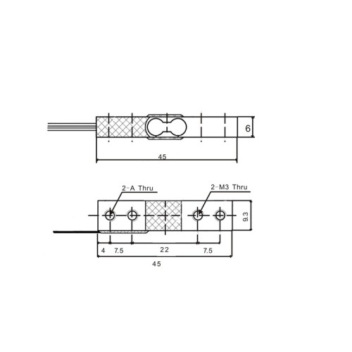 Galoce mini célula de carga do sensor de pesagem 300g